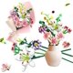 thumbnail image 1 of Flower Bouquet Building Set with LED String Light Artificial Flower Bouquet Collection Building Blocks Kit DIY Home Decor Valentines (514 PCS), 1 of 4
