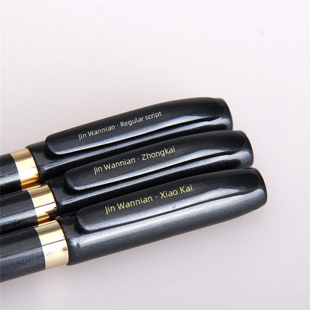 Bolígrafo caligráfico Kai grande, mediano y pequeño Bolígrafo suave Xiu Li Pen Brush Black
