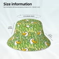 thumbnail image 4 of Daiia Cartoon Duck Pattern Bucket Hat - Trendy Cotton Sun Hat for Beach, Golf, Fishing - Fun Outdoor Vacation Boonie for Men and Women, 4 of 9