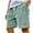 Mens Shorts Green, variant on Big & Tall Mens Corduroy-Shorts Plus Size M-5X Athletic Workout Casual Solid Drawstring Elastic Waist Wide Leg Loungewear Short with Pockets