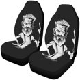 thumbnail image 1 of ABPHQTO Juego de 2 fundas de asiento de coche Hipster Man Universal Auto asiento delantero Protector apto para coche, SUV sedán, camión, 1 of 3