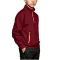 thumbnail image 5 of YOUYEDIAN Boys Half Zip Sweatshirt Kids Casual Long Sleeve Mock Neck Pullover Hoodie with Pockets, 5 of 5