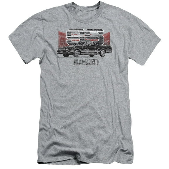 Chevrolet El Camino Ss Mountains S/S Adult 30/1 T-Shirt Athletic Heather