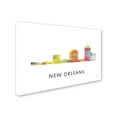 thumbnail image 2 of Trademark Fine Art 'New Orleans Louisiana Skyline WB-1' Canvas Art by Marlene Watson, 2 of 3