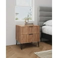 thumbnail image 2 of Manhattan Comfort DUMBO 2.0 Nightstand made from Engineered Wood - Golden Brown, 2 of 11