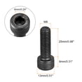 thumbnail image 2 of Unique Bargains M8x25mm Socket Head Bolts 12.9 Grade Alloy Steel Cap Screws Fully Thread 10 Pack, 2 of 5