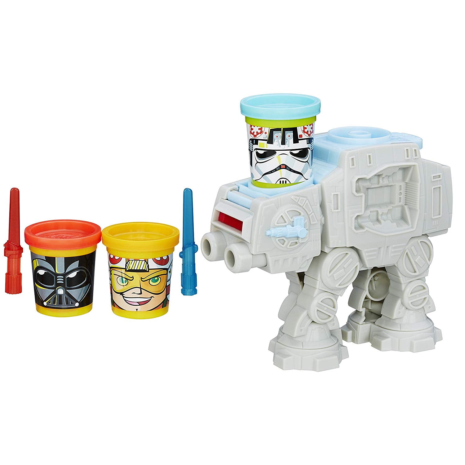 NEW STAR WARS CAN-HEADS ALL-STAR ATTACK COMPLETE 10 CHARACTER PLAY-DOH SET $50 
