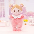 thumbnail image 3 of OUOZZZ 10" Soft Baby Doll, First Baby Doll for 1 Year Old Girls- Birthday Gift Baby Learning Toy Plush Rag Doll for Toddlers, Pink, 3 of 7