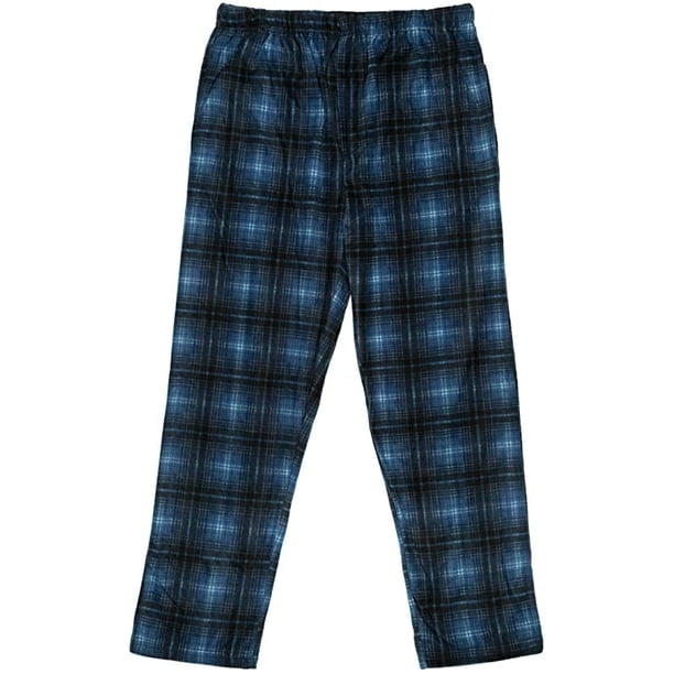 North 15 - North 15 Boy's Cozy Plaid Polar Fleece Lounge Pants-1225B-Design 14-10-12 - Walmart