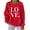 A07 Red, variant on yievot Women's Valentines Ribbed Knit Tops Long Sleeve Crew Neck Heart Printed Shirts Casual Pullover