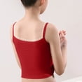 thumbnail image 4 of Diufon Girls Camisole Spaghetti Strap Cropped Tank Tops for Teen Girl Sleeveless Basic Dance Vest Top Sport Bras, 4 of 10