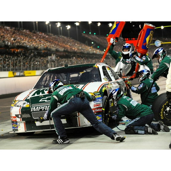 Earnhardt Pit Road Challenger 500 Sport Car Photo Extra Large XL Wall Art Poster Print