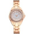 thumbnail image 1 of Montre Femme Mode Horloge Acier Inoxydable Décontractée Robe Poignet Cristal, 1 of 9
