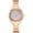 Rose Gold, variant on Womens Classic Crystal Quartz Watch with Durable Silver/Gold Stainless Steel Band Luxury Watches Anniversary Birthday Jewelry Gift for Women