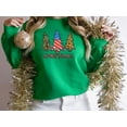 thumbnail image 6 of Patriotic Christmas Tree Sweatshirt, Christmas Sweater, Womens Christmas Shirt, Christmas Party Shirts, Holiday Sweatshirts for Women, 6 of 10