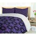thumbnail image 5 of Ambesonne Geometric Duvet Cover Set, Modern Sun Like Motifs, 2-Calking, Blue Violet and Charcoal Grey, 5 of 7