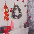 thumbnail image 4 of Soporte para rollos de papel de seda colgante festivo para decoración de cocina Soporte para toallas de papel navideño con temática de Papá Noel, 4 of 6