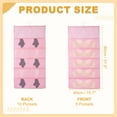 thumbnail image 2 of Organizador Colgante Uxcell, Bolsa de Almacenamiento para Sujetadores, Estantes de Almacenamiento Colgantes de Doble Cara para Ropa Interior y Calcetines, Rosa (5+10 Bolsillos), 2 of 7
