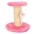 thumbnail image 3 of Cat Scratching Post Interactive Soft Plush 2 Layers Sisal Rope Scratcher Tree for Indoor Cats Kittens, 3 of 7