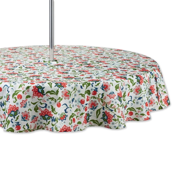 Mantel Redondo DII 152 cm Resistente al Agua con Diseño Floral