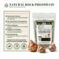 thumbnail image 3 of Old Cobblers Farm™ Rock Phosphate 0-12-0 Organic Fertilizer for Root Development, Flowering, Fruiting, Soil Conditioning - Veggies, Flowers, Trees, Shrubs, Lawns (20 lbs), 3 of 12