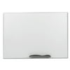 Best-Rite Ultra-Trim Magnetic Board, Dry Erase Porcelain/Steel, 48 x 33 3/4, White/Silver