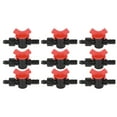 thumbnail image 4 of 10Pcs Barbed Ball Valve 5/8inch Adjustable Prevent Leakage Drip Irrigation Switch Valve for Irrigation, 4 of 8