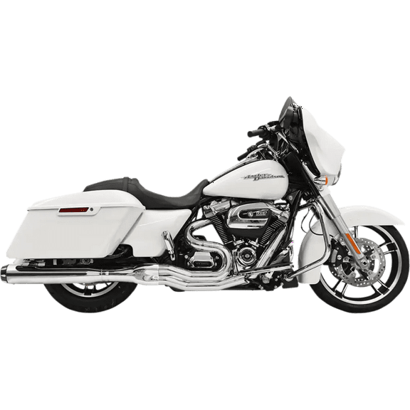 Bassani Road Rage II B4 Series Straight Chrome 2-into-1 Exhaust System (1F58R)