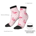 thumbnail image 6 of Pofeuu Cute Flamingo with Heart Print 30cm Socks, Adult Running Hiking Socks for Youth and Adult, 6 of 7