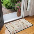 thumbnail image 2 of Pioneer Flower Floral Print Pattern Door Rugs,Washable Non Slip Door Mats Indoor,Decorative Door Mats,Entry Mat Indoor for Entrance,Bedroom,Kitchen,Bathroom,30"x17", 2 of 6