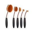 thumbnail image 1 of Brocha ovalada para base de maquillaje Cepillo de dientes grande Brochas de maquillaje Aplicación rápida e impecable Crema líquida Base de maquillaje en polvo, 1 of 4