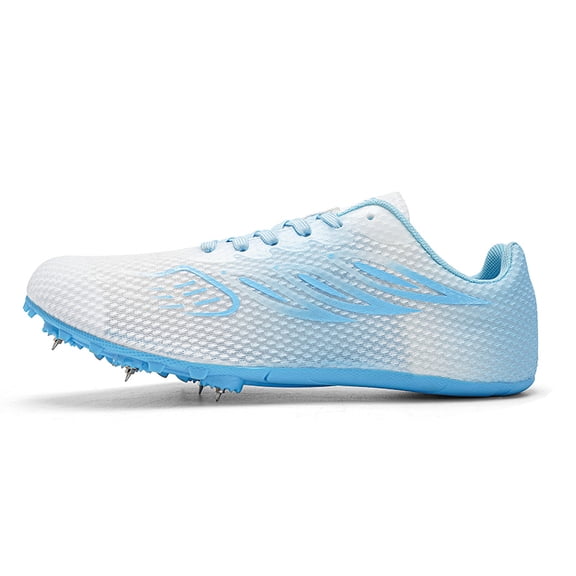 Track Spikes Shoes Mens Womens Mesh Track and Field Athletics Sneakers Boys Girls Training Sprint Racing Track Shoes