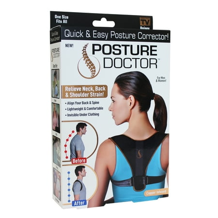 Posture Doctor, Relieve Neck and Shoulder Strain, Align Your Back and Spine, As Seen on (Best Way To Relieve Shoulder Tension)