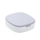 thumbnail image 1 of Caja organizadora de joyas portátil con espejo y estuche pequeño para joyas, regalo Gris blanco, 1 of 9