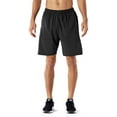 thumbnail image 3 of Men's Casual Sports Quick Dry Workout Running or Gym Training Shorts with Zipper Pockets, 3 of 8