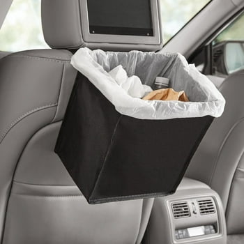 Auto Drive Black Car Seat T Bag Fits Most Vehicles Size: 7" x 9.5" x 11"