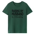 thumbnail image 2 of Camiseta básica para mujer, camisetas suaves de verano, camisa con cuello redondo para desplazamientos, vacaciones, trabajo, compras L, 2 of 10