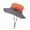 Orange&Gray, variant on LQCrafK UPF 50 Sun Hats for Women Wide Brim Safari Sunhat