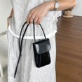 thumbnail image 7 of Hsqqdc Glossy Black Crossbody Phone Purse PU Leather Small Shoulder Bag for Shopping Commuting Work Travel, 7 of 7