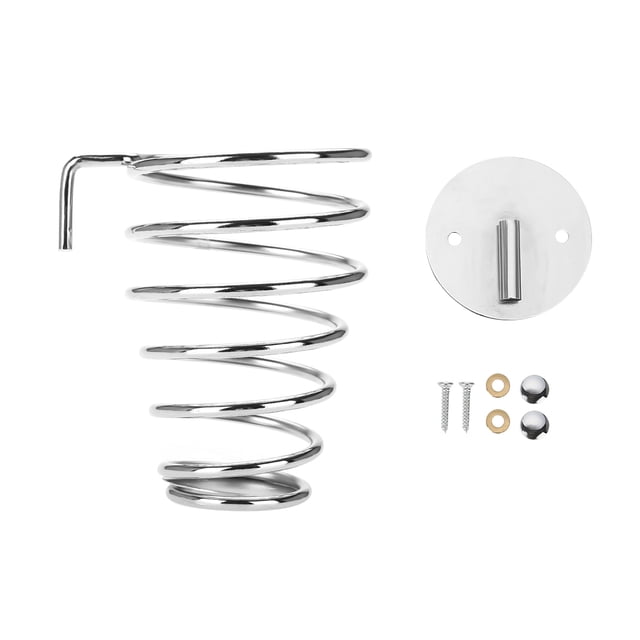 Soporte para secador de pelo NikouMX Acero inoxidable espiral alta capacidad