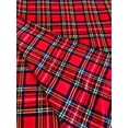 thumbnail image 2 of Lilly Craft Christmas Red Blue Green Tartan Plaid Fleece Print Fabric is 58-60" Wide Sold by the Yard, 2 of 4