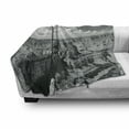 thumbnail image 3 of American Soft Flannel Fleece Throw Blanket, Nostalgic Photo of Finding Grand Canyon Peaks in National Park Cloud Print, Cozy Plush for Indoor and Outdoor Use, 60" x 80", Grey, by Ambesonne, 3 of 6