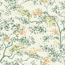 Rasch Elmslie Green Abstract Trees Wallpaper