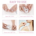 thumbnail image 4 of 6 Rolls Double Sided Fashion Tape with Dispenser, Clear Body Tape for Skin, Clothing Tape to Keep Clothes in Place, Invisible Fabric Hem Tape for Dress Bra Women Girls (19.6 Ft), 4 of 7
