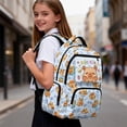 thumbnail image 6 of Yuyamidu Boys Girls Cute Capybara School Backpack Water-Resistant Polyester 17 Inch Large Multi-Pocket Capacity Bookbag Casual Daypack for Travel Hiking, 6 of 8