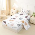 thumbnail image 2 of Homewish Dog Twin Sheets,Luck Good Sweet Day My Cute Puppies Print Bedding,White,3pcs,1 Fitted Sheet and 1 Pillowcase, 2 of 6