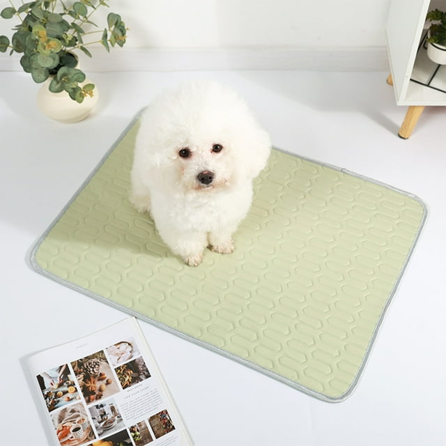 Xihbxyly Manta Refrescante para Perros, Manta Autorefrescante para Mascotas, Transpirable y Cómoda, Versátil para Interiores y Exteriores, Portátil y Fácil de Limpiar, Ideal para Mascotas, Tamaño 40