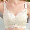 thumbnail image 5 of Einccm Women Wireless Lace Bra Comfortable Breathable Hollow Out Everyday Bralette Soft Support Charming Design for Daily Wear, 5 of 7