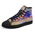 thumbnail image 7 of Alaska In My Heart High Top Canvas Shoes Sneakers Black Size 12, 7 of 7
