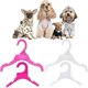 thumbnail image 3 of KAIYANG 10 Perchas de Plástico Antideslizantes para Ropa de Mascotas para Perros Cachorros y Gatos Color Blanco S 25 cm, 3 of 5